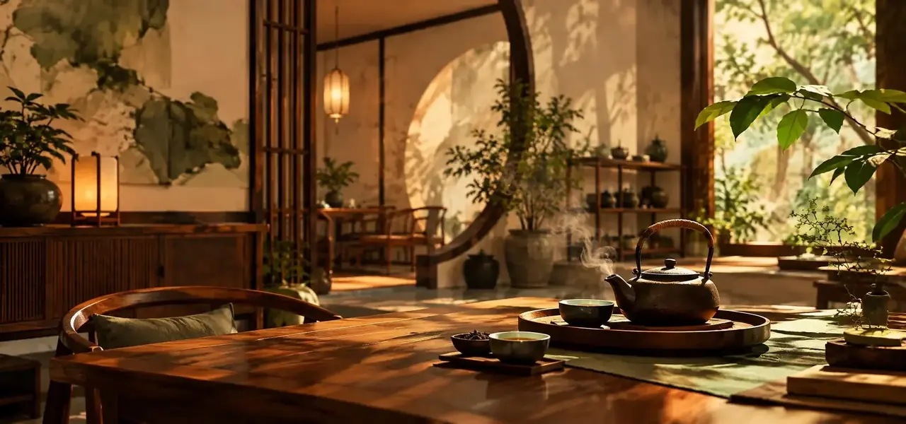 《午夜茶议》黄豆短剧 首页主视觉