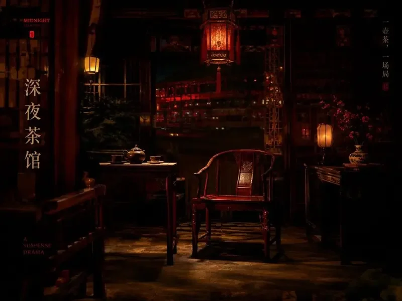 《午夜茶议》封面图，悬疑题材短剧