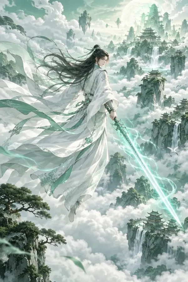 《苍穹有灵根》竖版海报